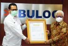 Perum Bulog Raih Sertifikat Manajemen Anti Penyuapan