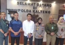 BRGM-Polda Kalteng Kerja Sama Pemantauan Karhutla dengan CCTV
