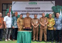 Komda APHI Kalteng Punya Gedung Kantor Baru, Sarana Peningkatan Produktivitas Industri Kehutanan