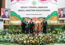Sertijab Wamenhut Rohmat Marzuki, Menhut: Pilot-Kopilot Bersama Pastikan Asta Cita