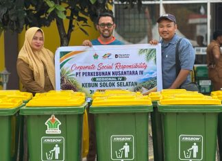 Destinasi Wisata Solsel Kinclong, PTPN IV Regional Sebar 10 Tong Sampah