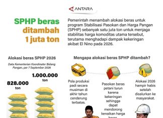 Beras SPHP Ditambah 1 Juta Ton